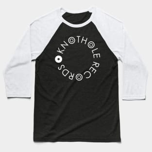 Knothole Records (White Text) Baseball T-Shirt